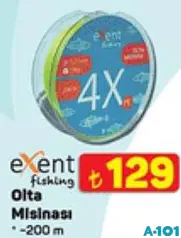 EXENT FİSHİNG OLTA MİSİNASI 200 M EXENT FİSHİNG OLTA MİSİNASI 200 M